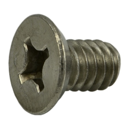 Midwest Fastener #12-24 x 3/8 in Phillips Flat Machine Screw, Plain 18-8 Stainless Steel, 25 PK 37642